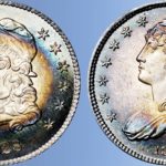 A comparison of Gobrecht's Seated Liberty dime's designs in 1828 to 18321