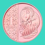 British 1 penny dormouse