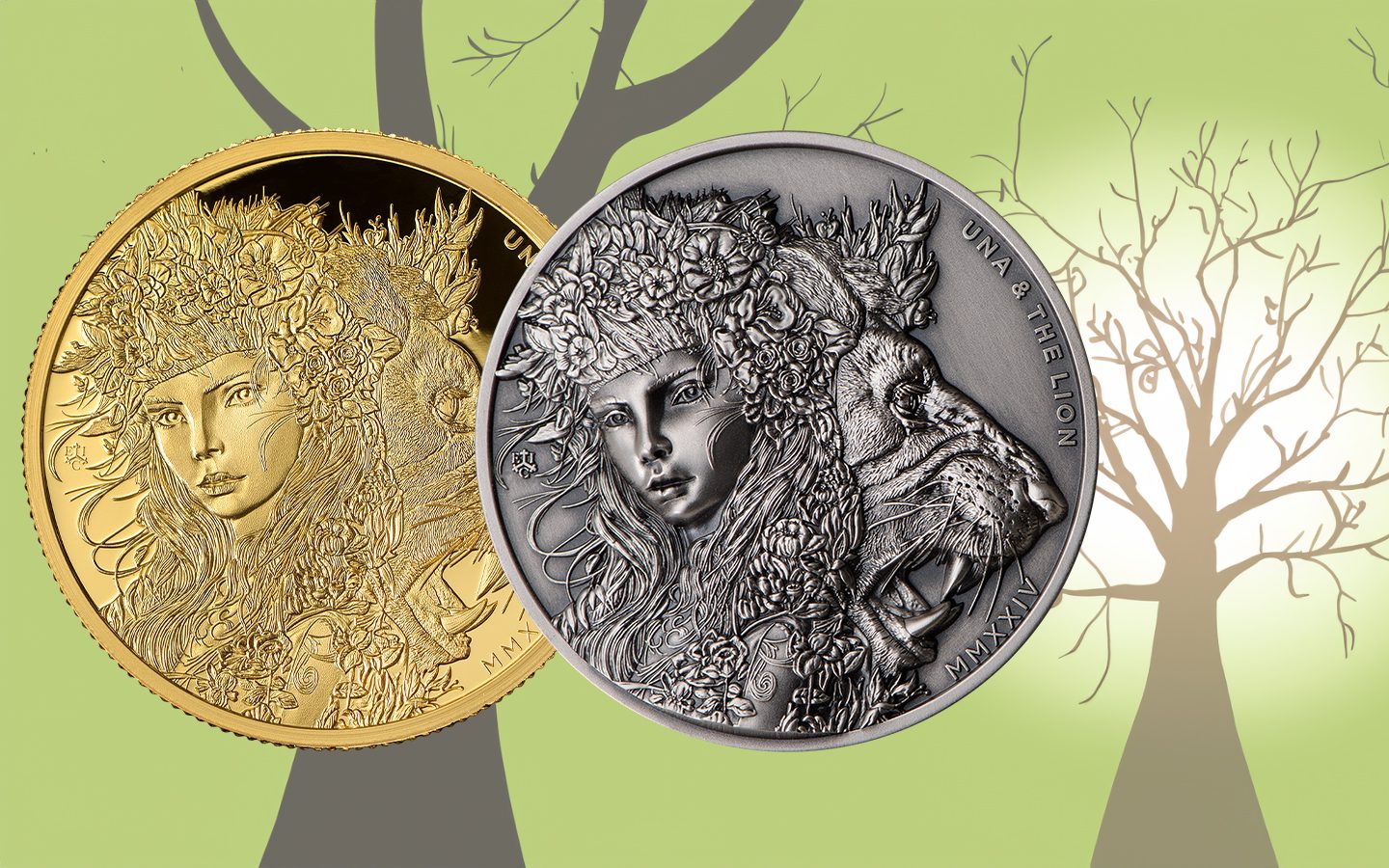 Una & the Lion Coins