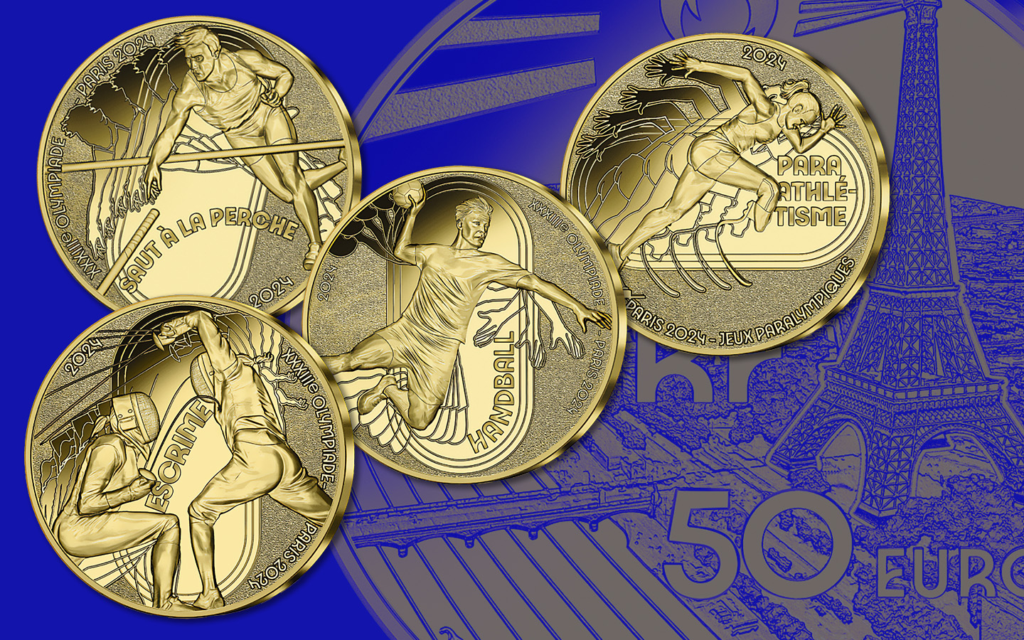 Paris 2024 Olympics Coins