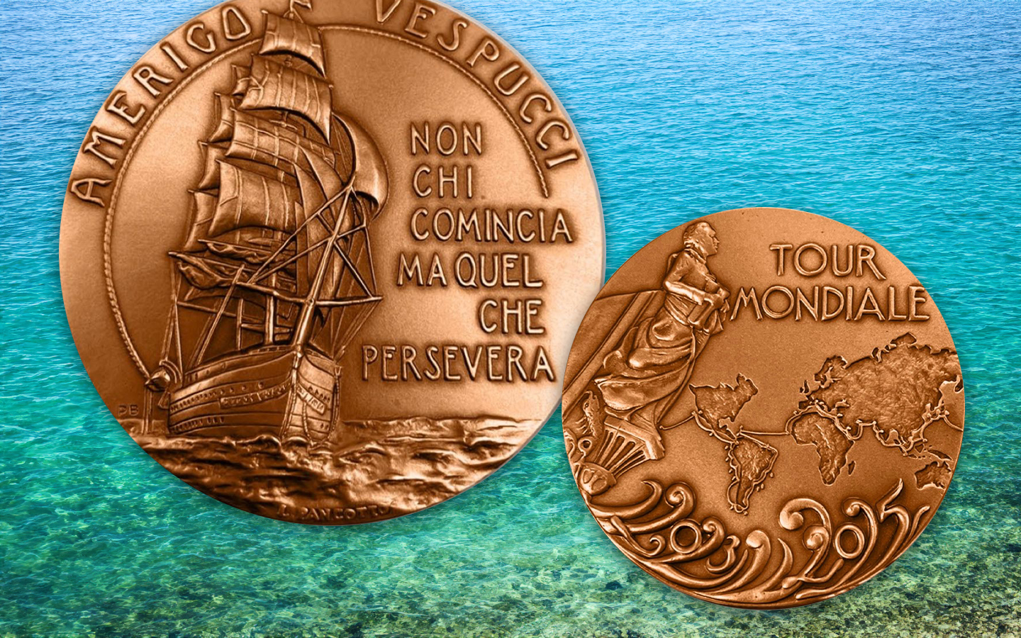 Italian Medal Honors Ongoing Voyage