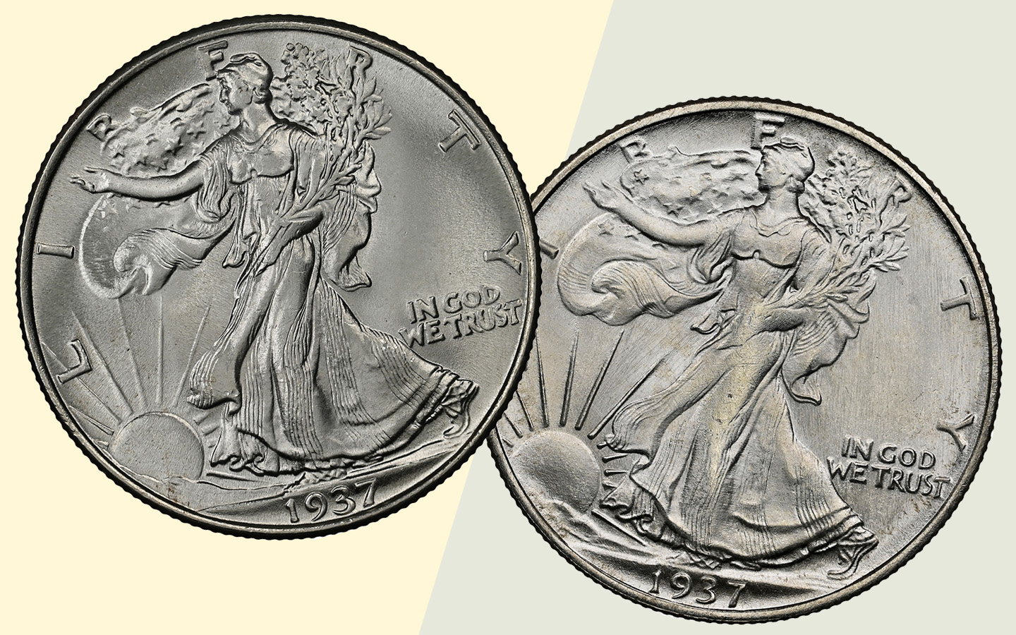 1937 Walking Liberty Half Dollar