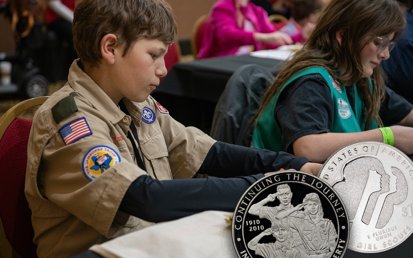 Scouts at the National Money Show