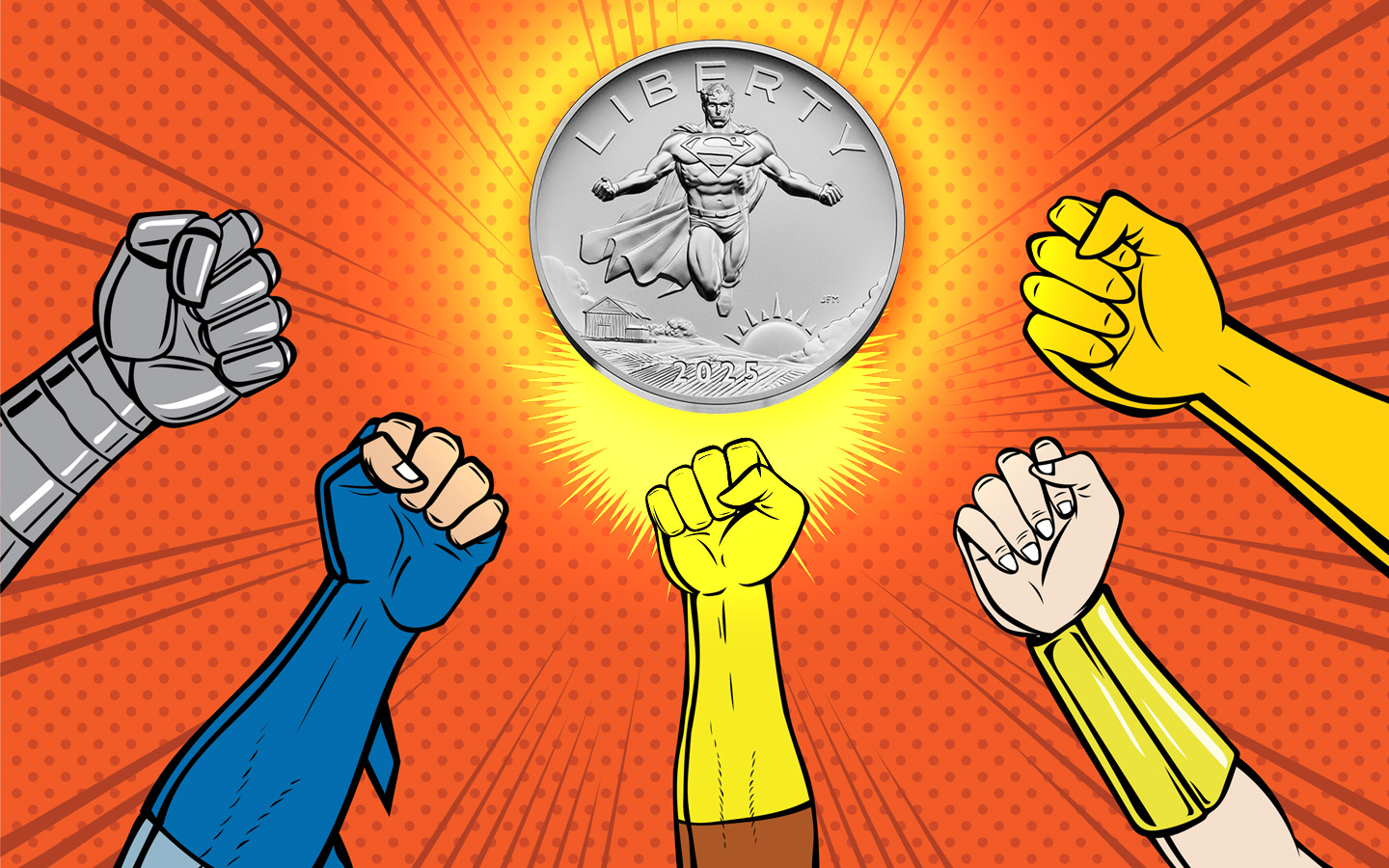 Superman Coin & Medal Debut