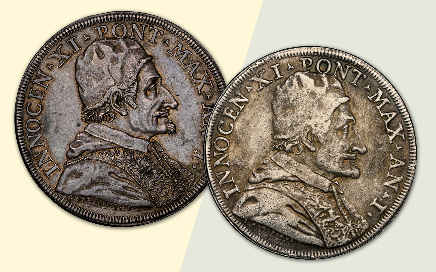 Papal States (1676) Piastra