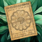 A Continental Currency fractional note against a green background.