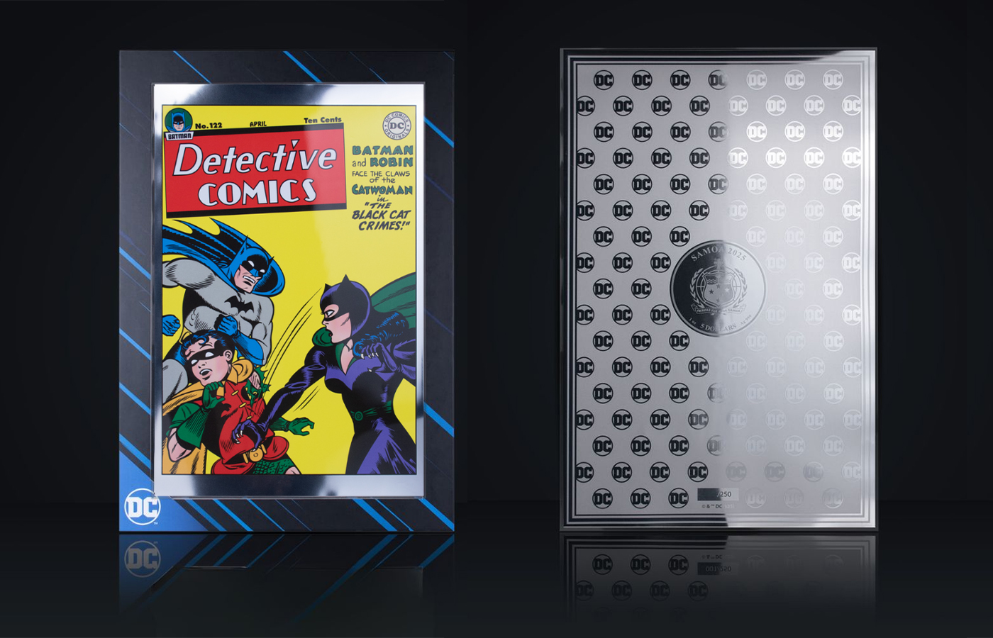 Iconic Catwoman Cover in Pure Silver