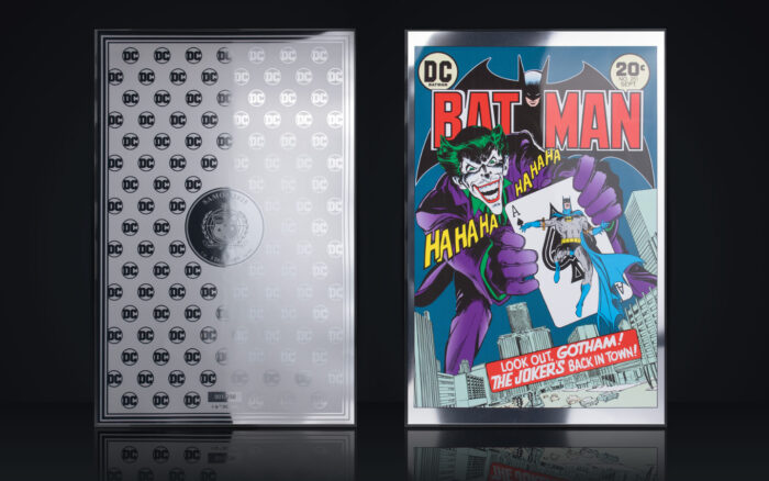 One Last Laugh: Batman Comic in Silver