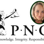 Tamara Collet's portrait next to the PNG logo