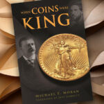 The cover of the When Coins Were Kings book with a papery brown background