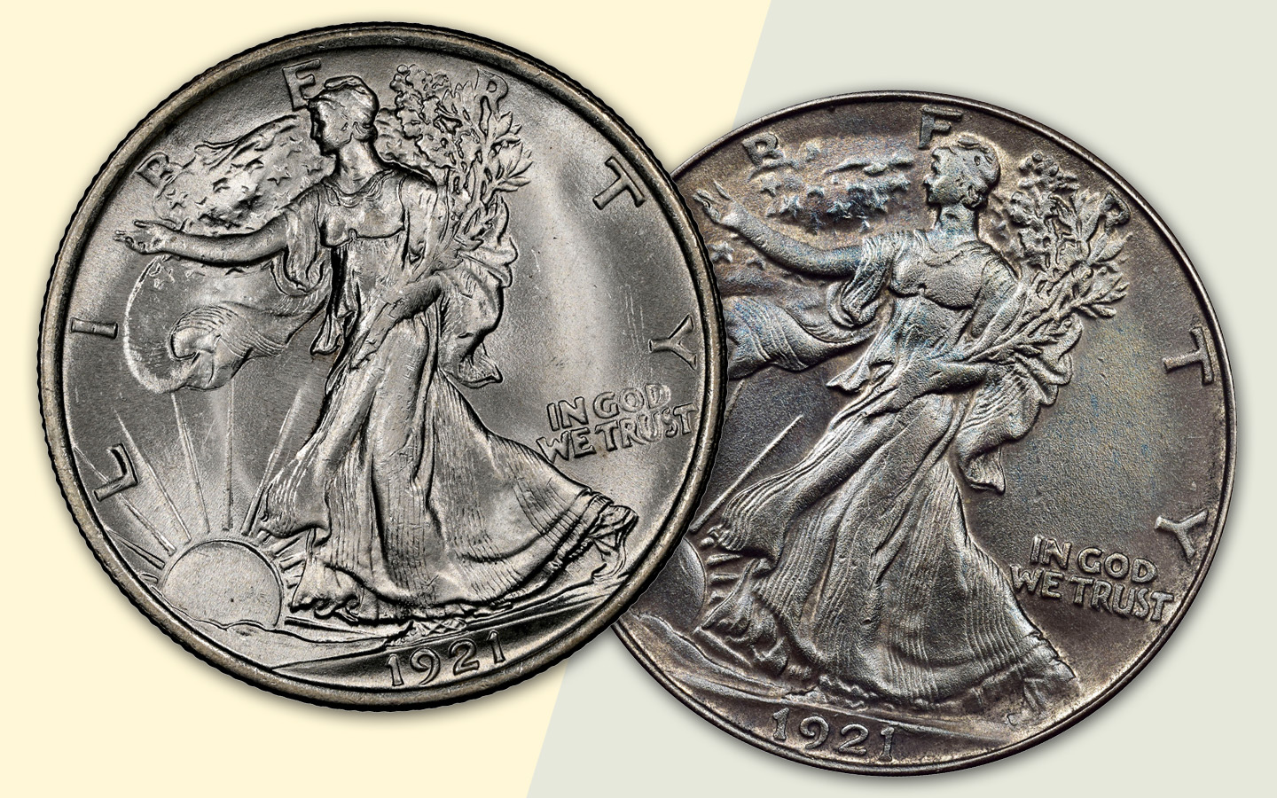 1921 Walking Liberty Half Dollar