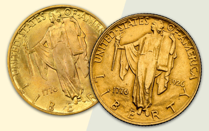 1926 Sesquicentennial Gold $2½