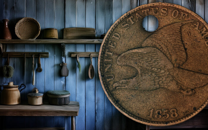 A Fly(ing Eagle Cent) on the Wall