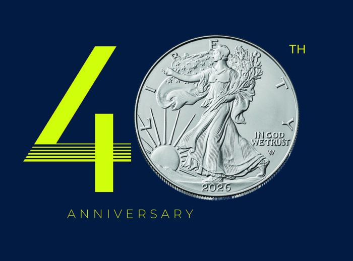 Silver American Eagles Turn 40 in 2026