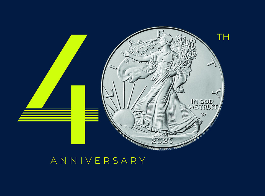 Silver American Eagles Turn 40 in 2026