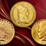 The top lots of the James A. Stack, Sr. Collection Part II auction with a red background