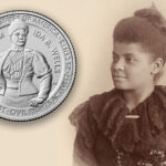 Ida B. Wells beside the Ida B. Wells American Women Quarter