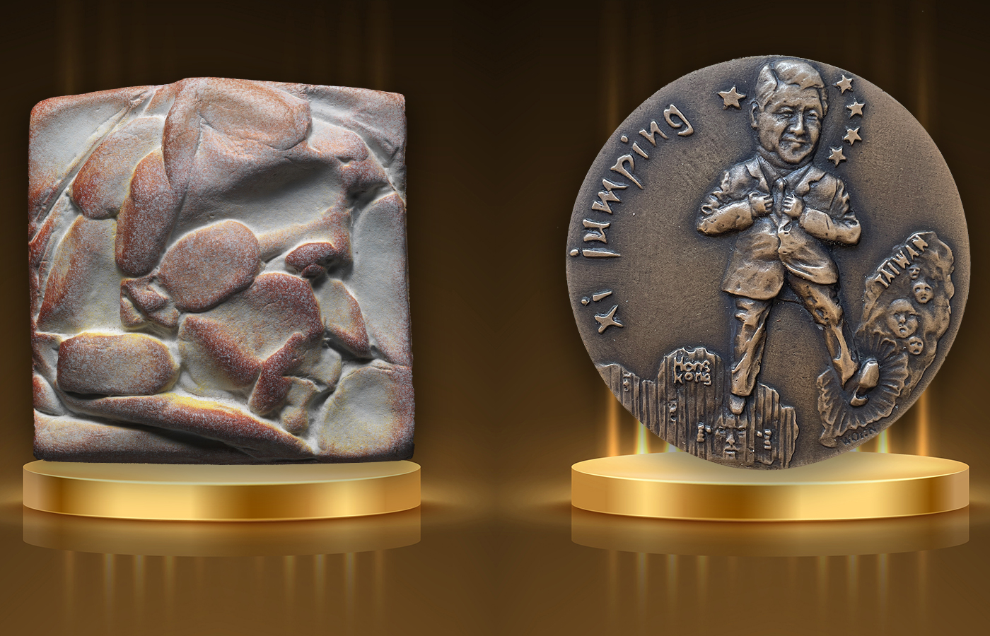 Portraits and Peace Tie for Medal of the Year