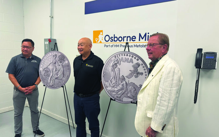First-Strike Ceremony for WFM Commemorative Coins