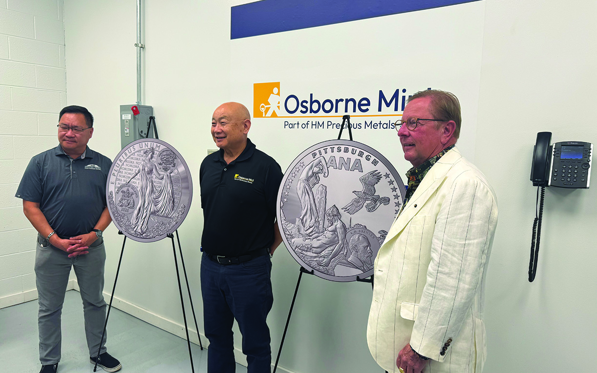 First-Strike Ceremony for WFM Commemorative Coins