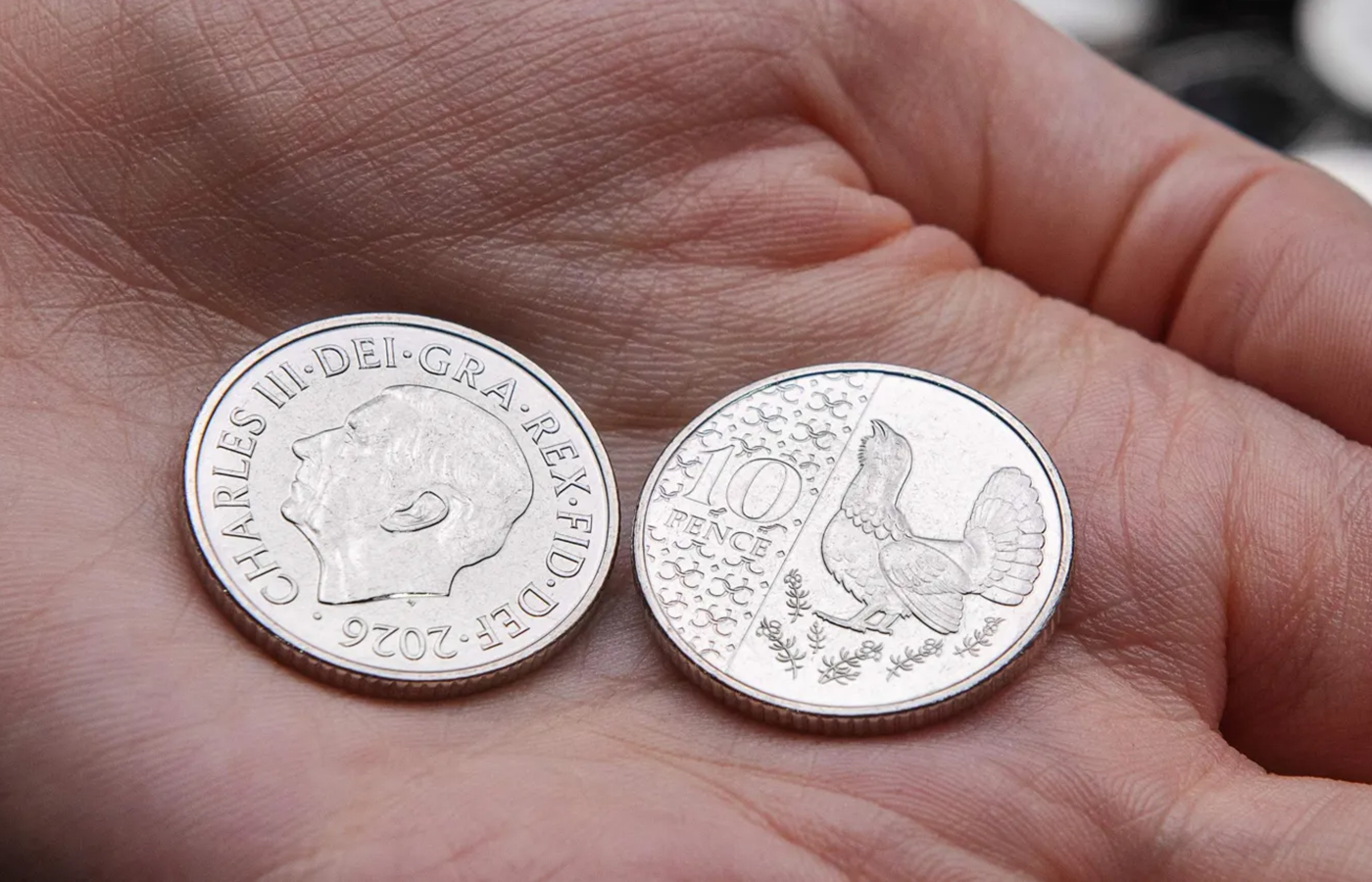 King Charles 10-Pence Coins Circulate