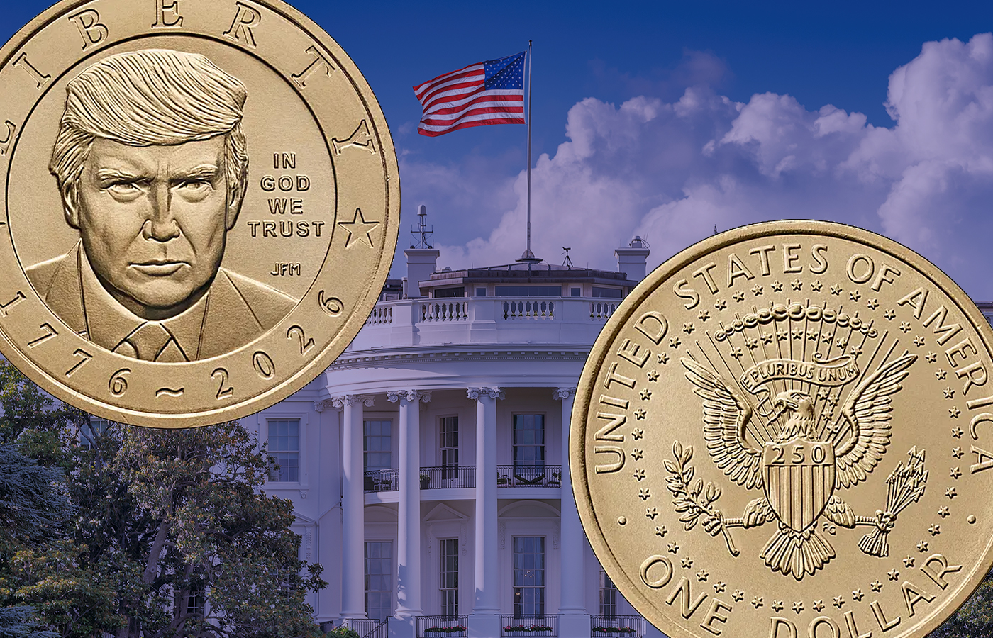 President Trump $1 Coin Revealed