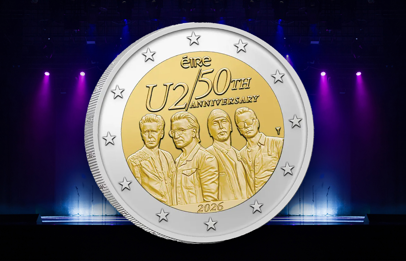 U2 Celebrated on Commemorative Coin